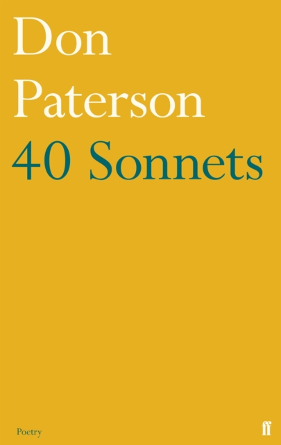 Book cover of 40 Sonnets by Don Paterson