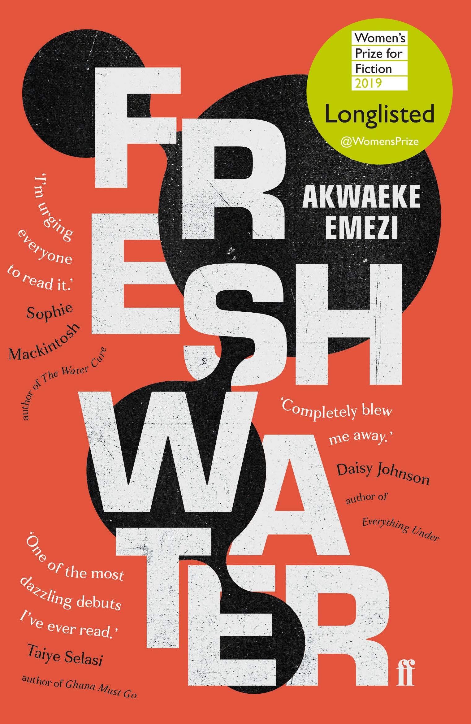 Book cover of Freshwater by Awkaeke Emezi