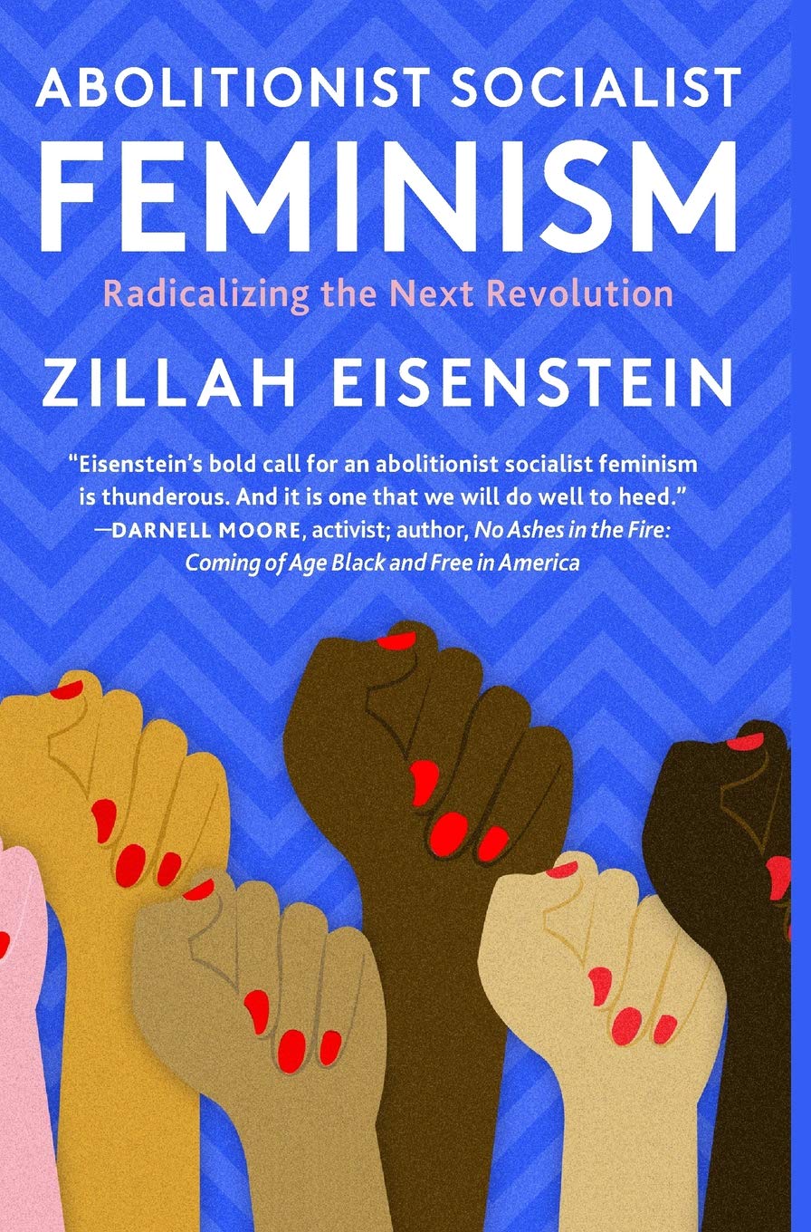 Book cover of Abolitionist Socialist Feminism - (a Mairi favourite) by Zillah Eisenstein