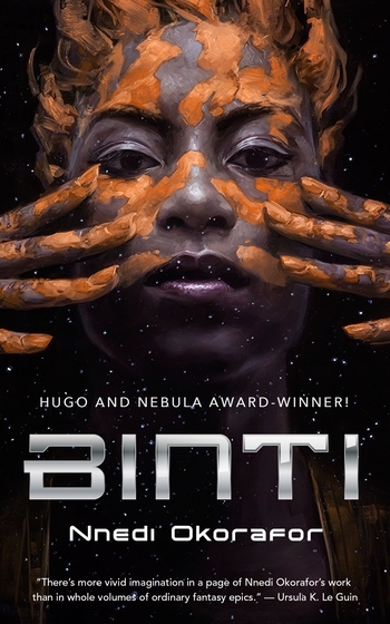 Book cover of Binti - (a Lindsay favourite) by Nnedi Okorafor