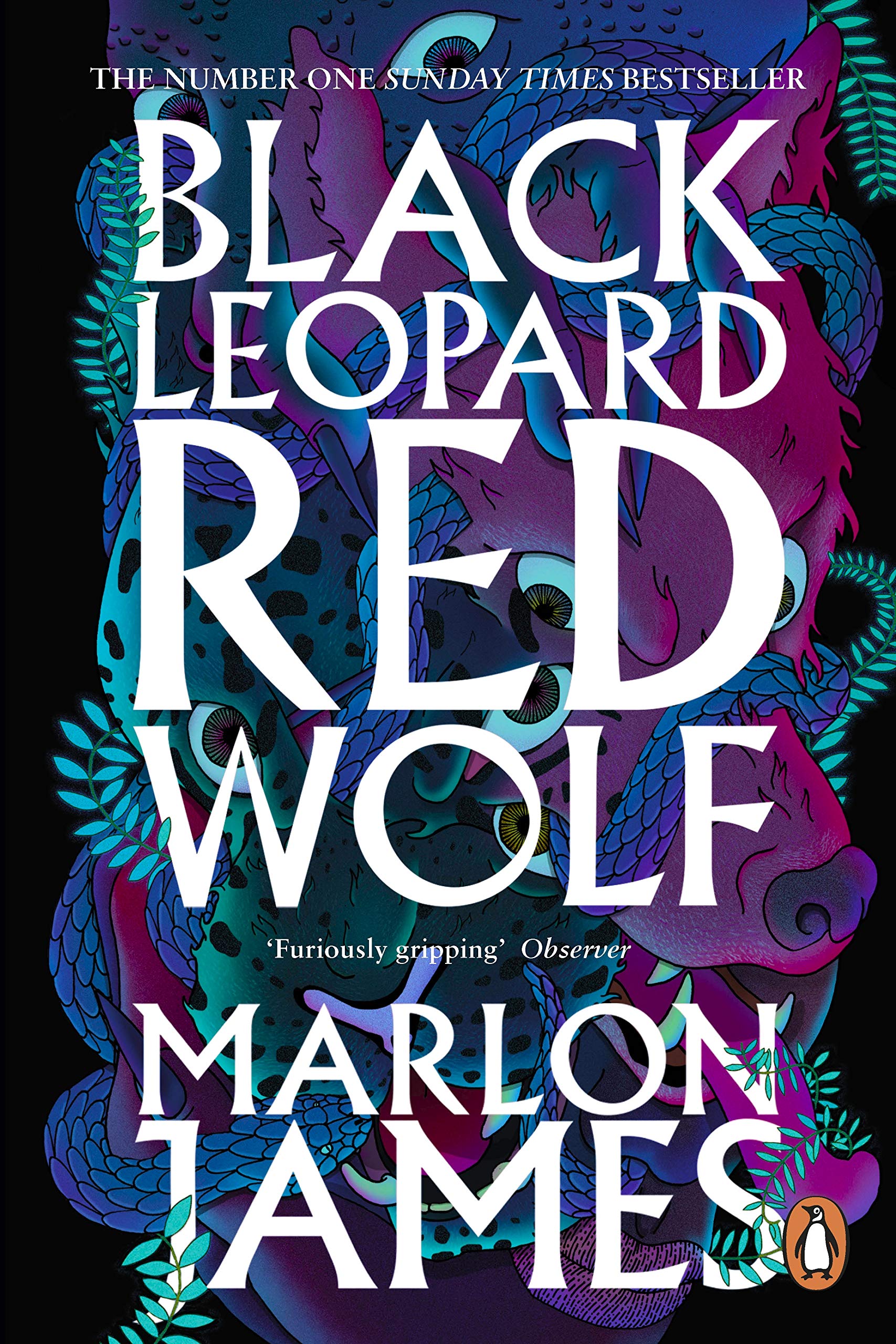 Book cover of Black Leopard, Red Wolf by Marlon James